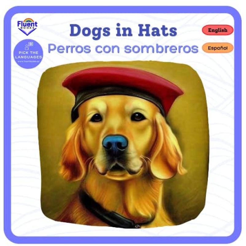 Dogs in Hats - Perros con Sombreros: Bilingual Book in Spanish and English - Libro bilingüe en español e inglés (Bilingual English - Spanish Books : Libros bilingües inglés-español)