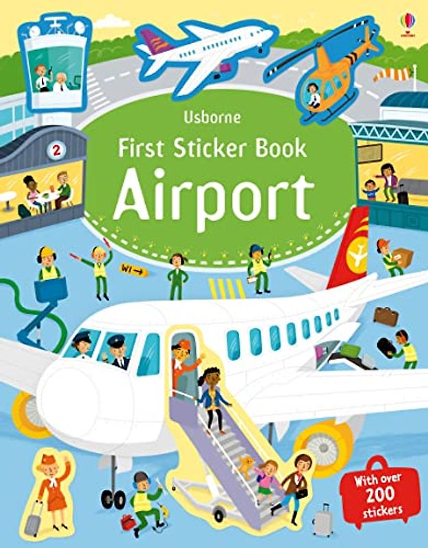 First Sticker Book Airports (First Sticker Books) (First Sticker Books series)