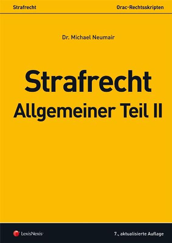 Strafrecht - Allgemeiner Teil II