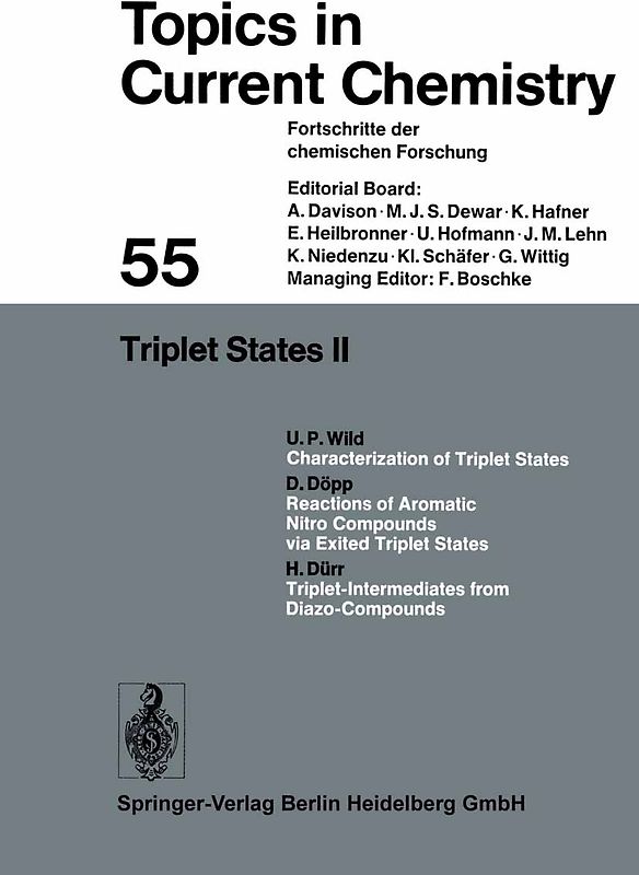 Triplet States II