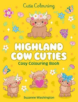 Highland Cow Cuties Colouring Book