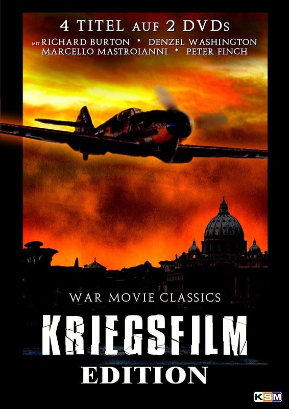Kriegsfilm Edition (4 Filme auf 2 DVDs) DVD