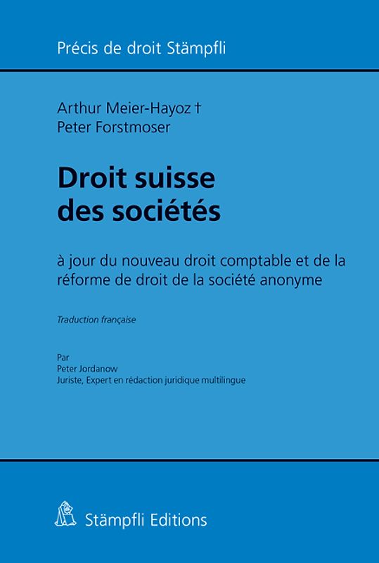 Droit suisse des sociétés