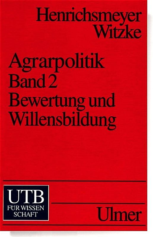 Agrarpolitik Band 2