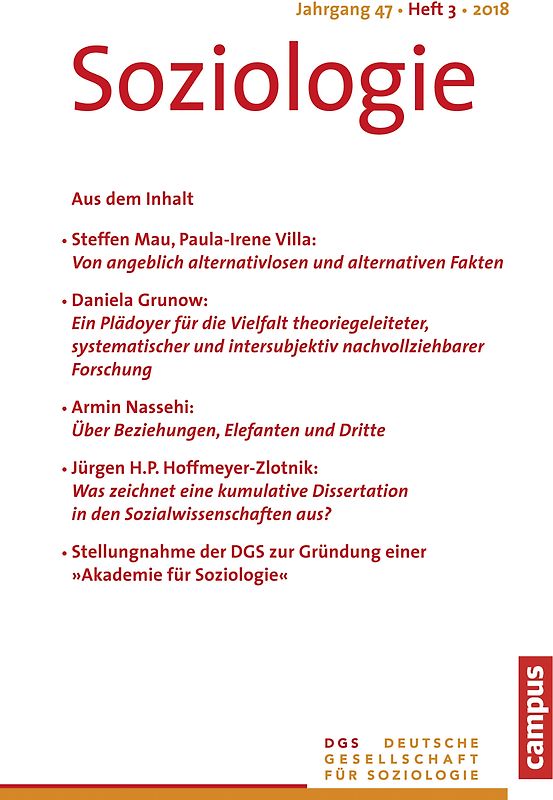 Soziologie 4.2018