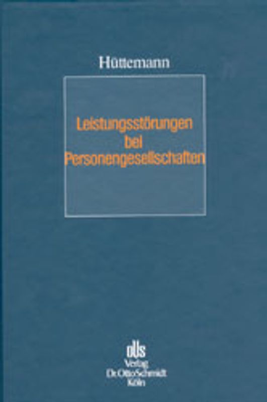 Leistungsstörungen bei Personengesellschaften