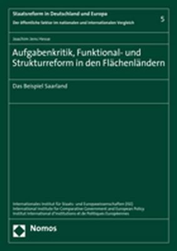 Aufgabenkritik, Funktional- und Strukturreform in den Flächenländern
