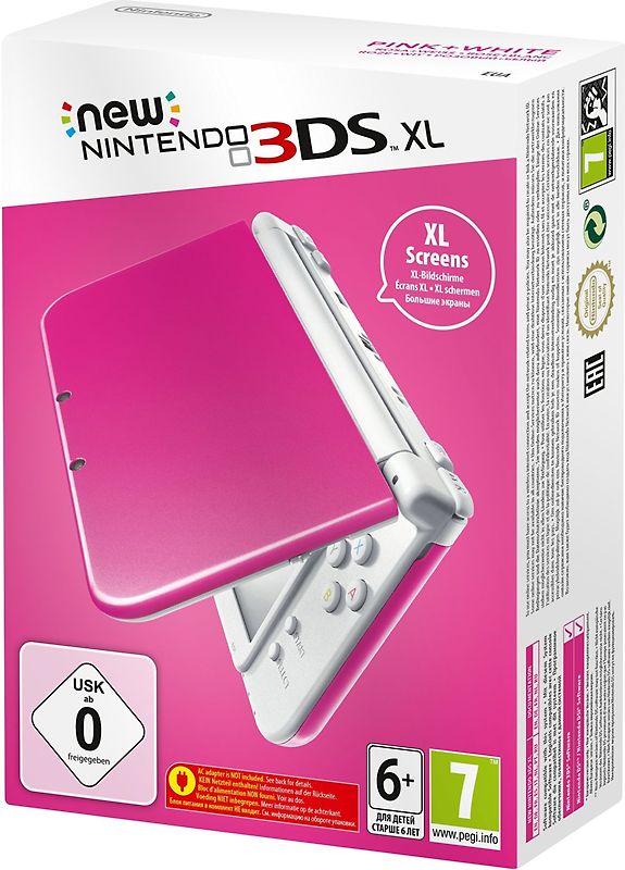 Nintendo New 3DS blanc rose