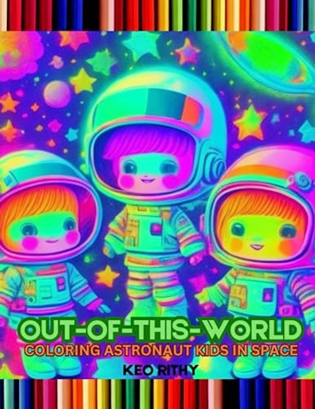 Out-of-This-World: Coloring Astronaut Kids in Space