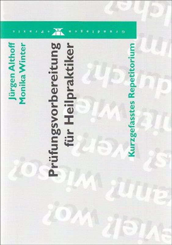 Prüfungsvorbereitungen für Heilpraktiker