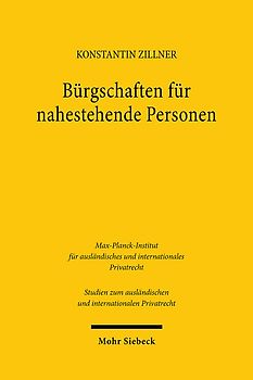 Bürgschaften für nahestehende Personen