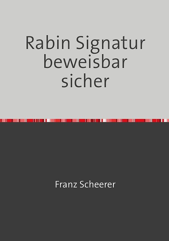 Rabin Signatur beweisbar sicher