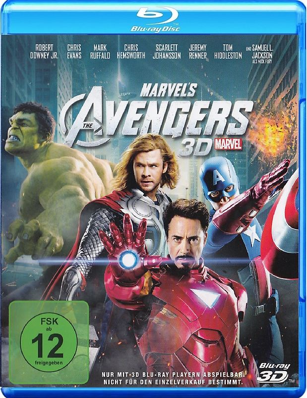 Marvel's The Avengers [3D] 3D Blu-ray Disc