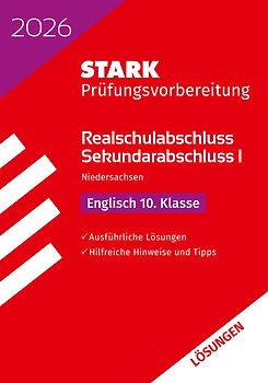 STARK Lösungen zu Englisch - Realschulabschluss 2026 Niedersachsen - Prüfungsvorbereitung