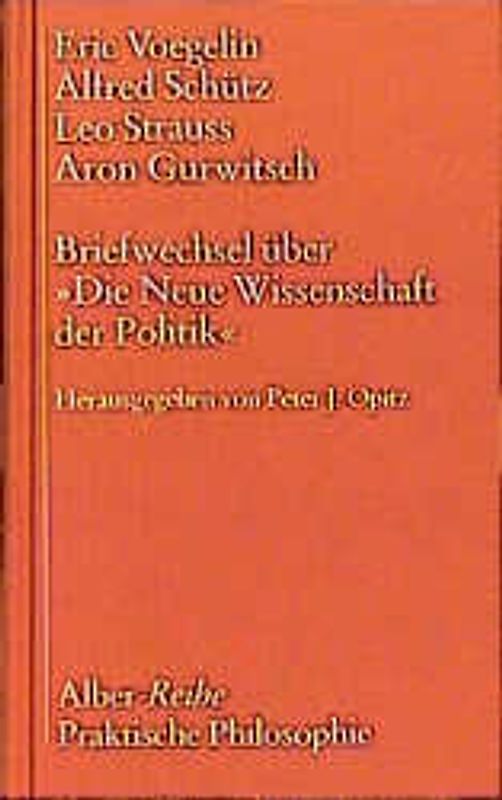 Briefwechsel über "Die Neue Wissenschaft der Politik"