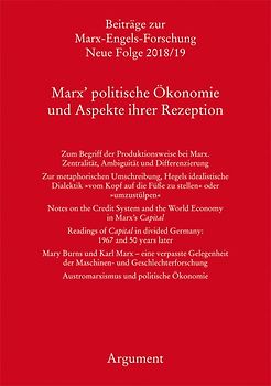 Marx’ politische Ökonomie und Aspekte ihrer Rezeption