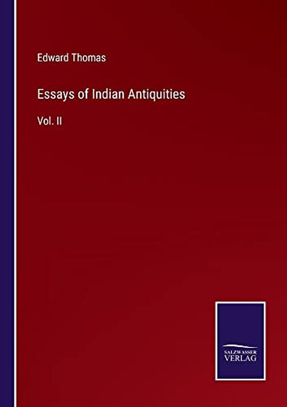 Essays of Indian Antiquities: Vol. II