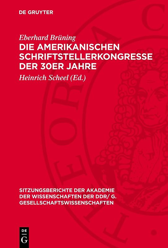 Die amerikanischen Schriftstellerkongresse der 30er Jahre