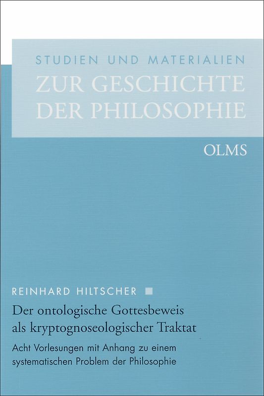 Der ontologische Gottesbeweis als kryptognoseologischer Traktat