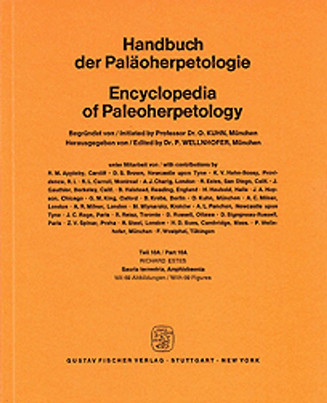 Handbook of Paleoherpetology / Sauria terrestria, Amphisbaenia
