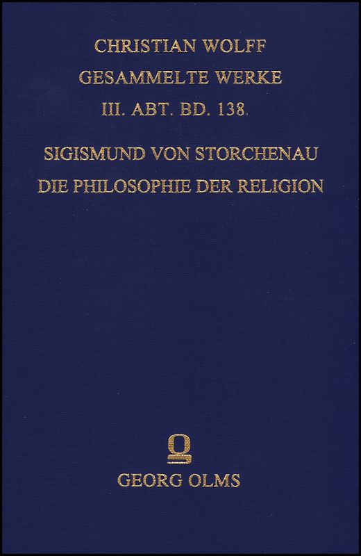 Die Philosophie der Religion.