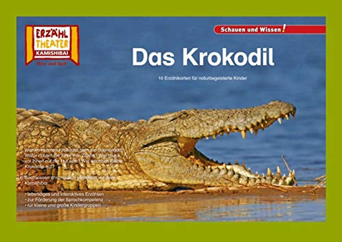 Kamishibai: Das Krokodil: 10 Fotobildkarten für das Erzähltheater