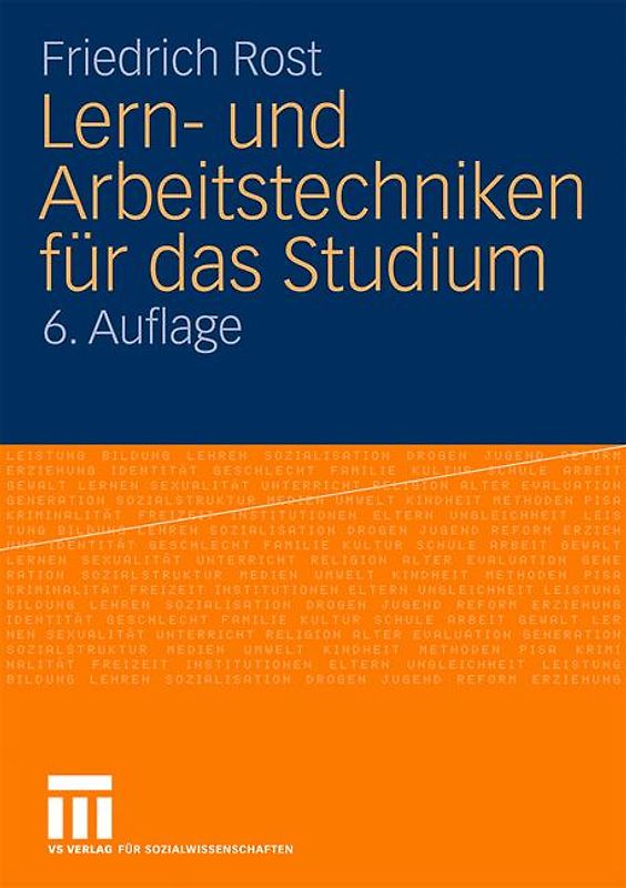 Lern- und Arbeitstechniken für das Studium