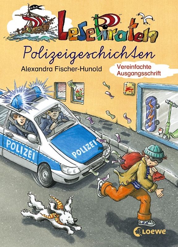 Lesepiraten-Polizeigeschichten. Vereinfachte Ausgangsschrift