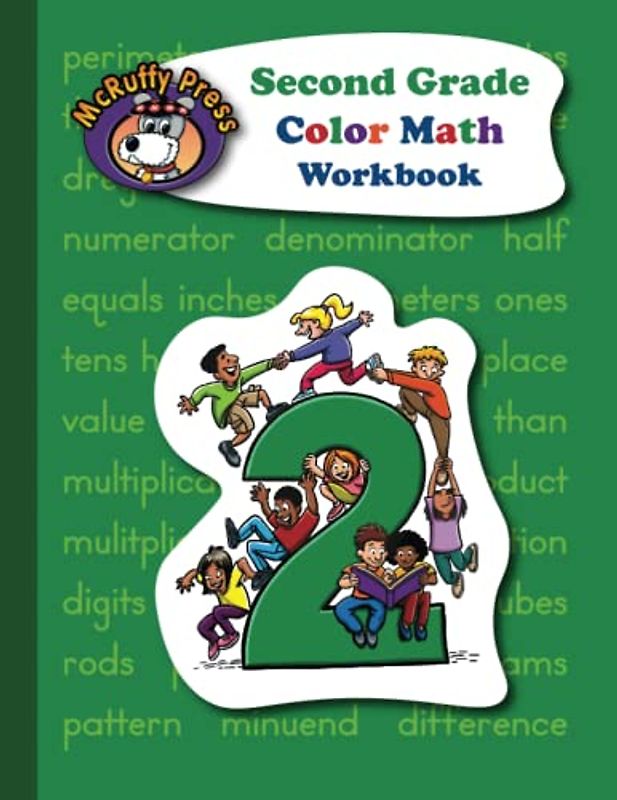 McRuffy Press Second Grade Color Math Workbook