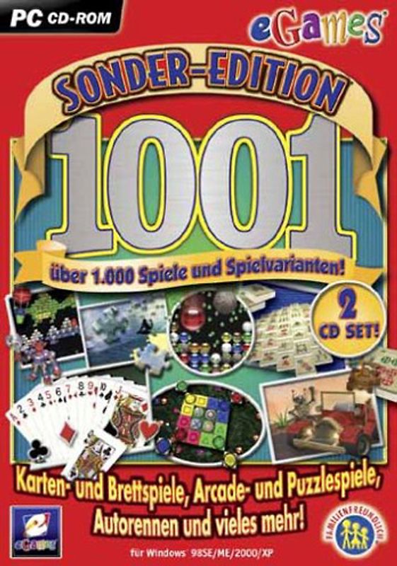 Sonder-Edition 1001 - über 1000 Spiele und Spielvarianten PC Spiele