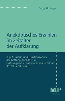 Anekdotisches Erzählen im Zeitalter der Aufklärung