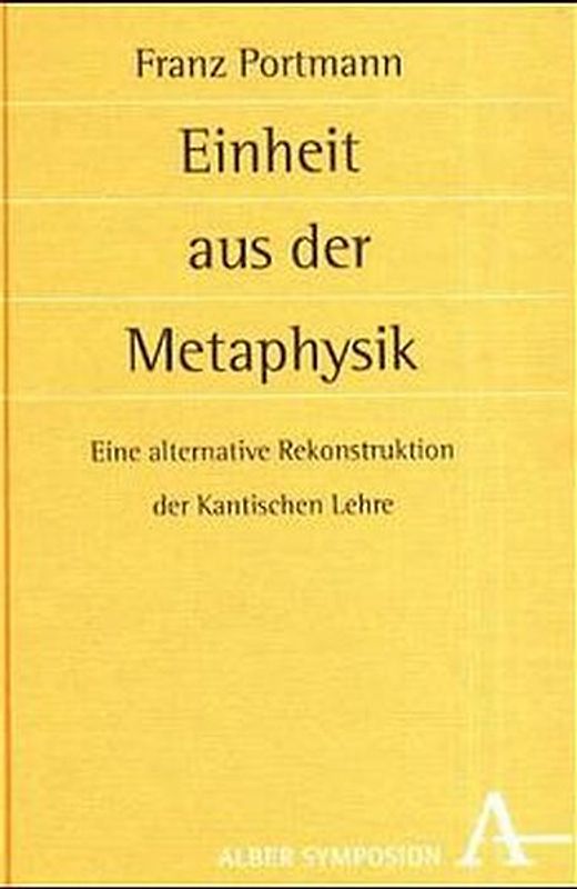 Einheit aus der Metaphysik