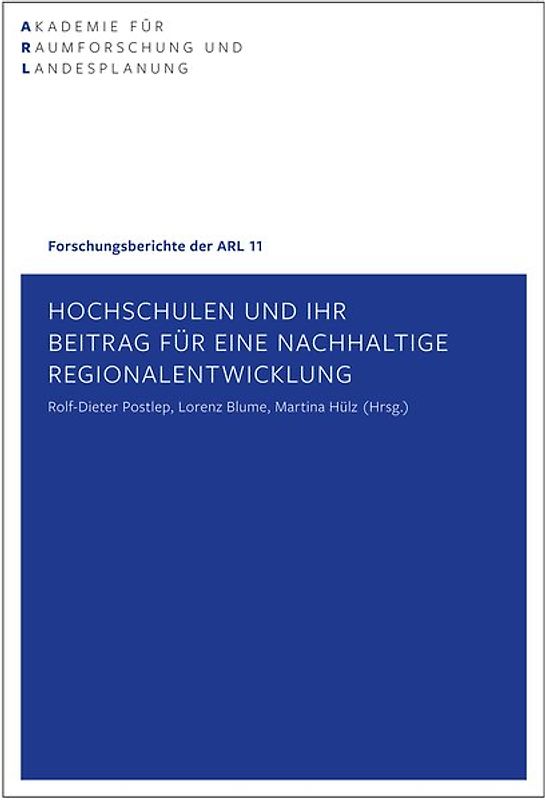 Hochschulen und ihr Beitrag für eine nachhaltige Regionalentwicklung