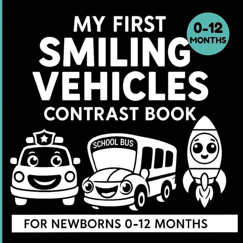 My Fisrt Smiling Vehicles Contrast book