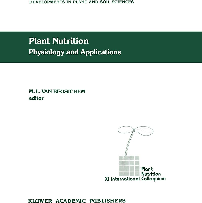 Plant Nutrition - Physiology and Applications