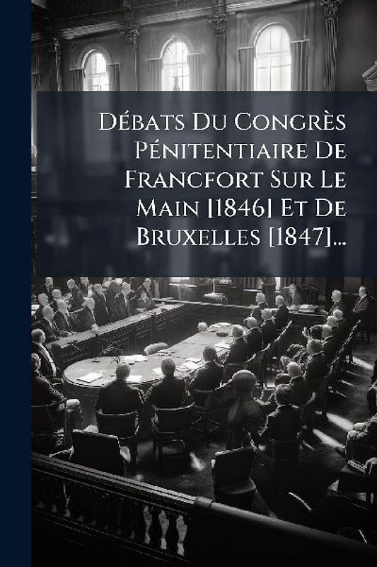 DÃ(c)bats Du Congrès PÃ(c)nitentiaire De Francfort Sur Le Main [1846] Et De Bruxelles [1847]...