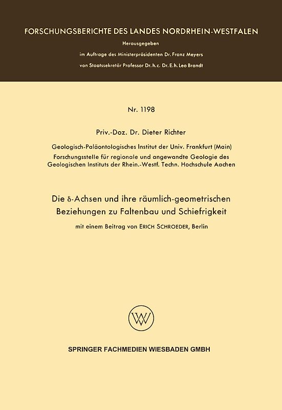 Die δ-Achsen und ihre räumlich-geometrischen Beziehungen zu Faltenbau und Schiefrigkeit