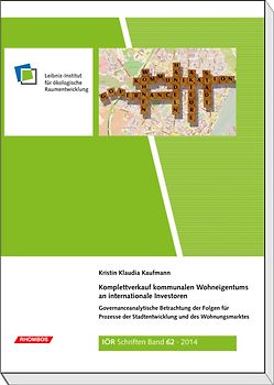 Komplettverkauf kommunalen Wohneigentums an internationale Investoren