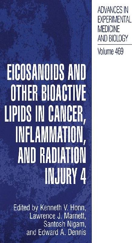 Eicosanoids and Other Bioactive Lipids in Cancer, Inflammation, and Radiation Injury, 4