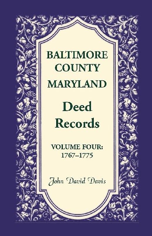 Baltimore County, Maryland Deed Records, Volume 4