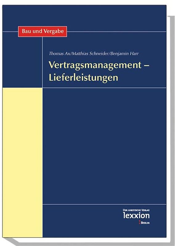 Vertragsmanagement - Lieferleistungen