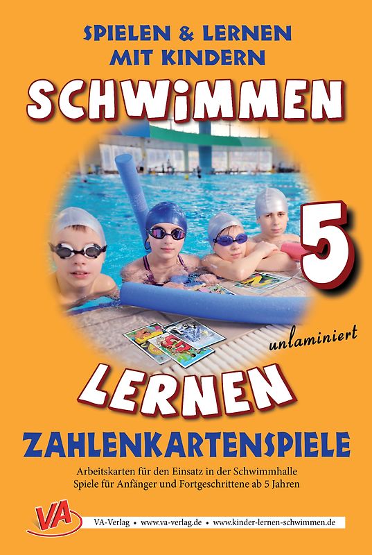 Schwimmen lernen 5: Zahlenkartenspiele