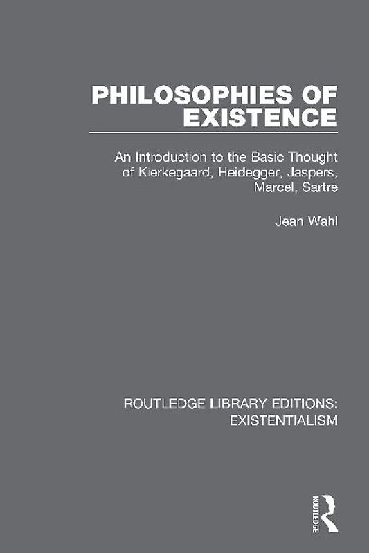 Philosophies of Existence