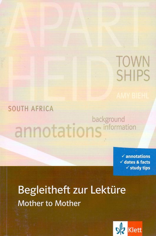 Begleitheft zur Lektüre Mother to Mother