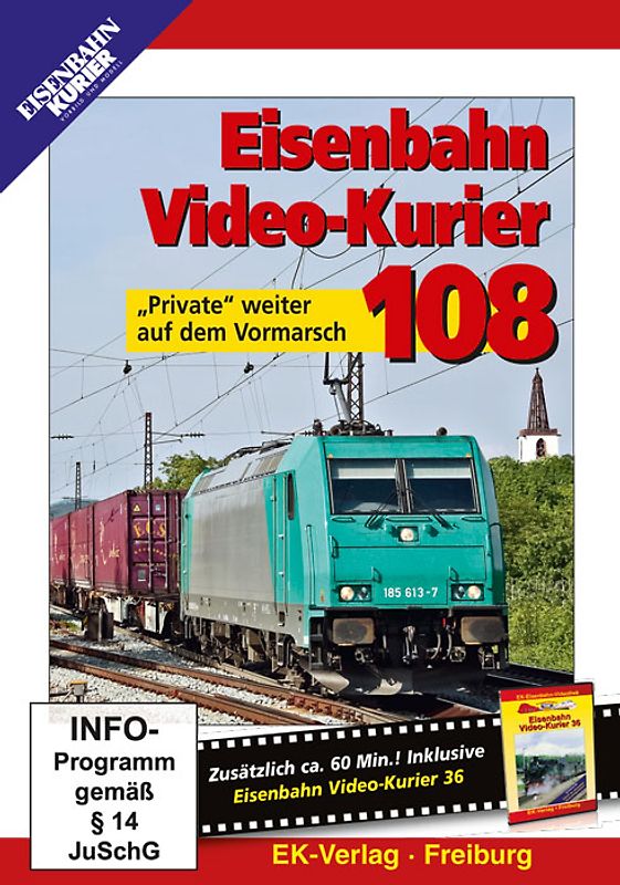 Eisenbahn Video-Kurier 108 - "Private" weiter auf dem Vormarsch DVD