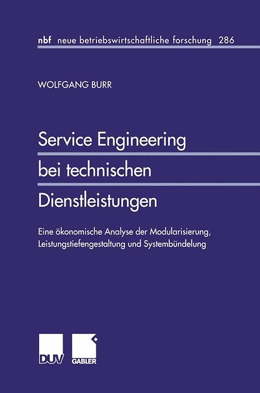 Service Engineering bei technischen Dienstleistungen