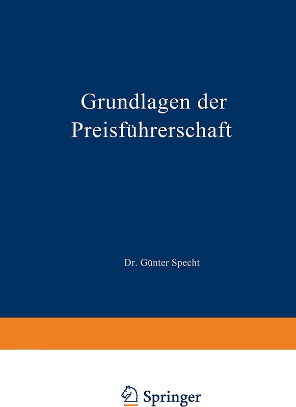 Grundlagen der Preisführerschaft
