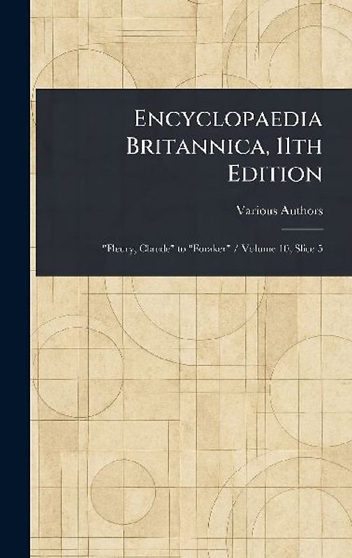 Encyclopaedia Britannica, 11th Edition