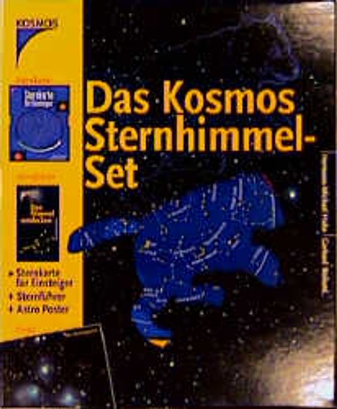 Das Kosmos Sternhimmel-Set. Sternkarte für Einsteiger + Sternführer + Astroposter