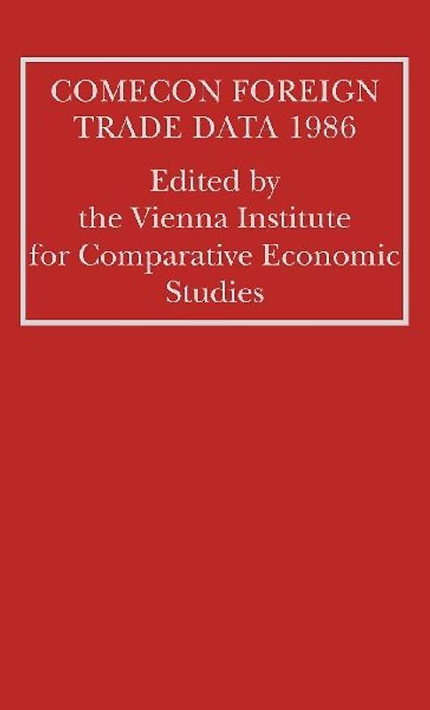 Comecon Foreign Trade Data 1986